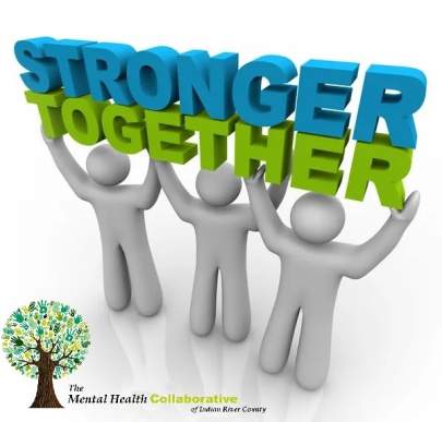 Stronger together with logo