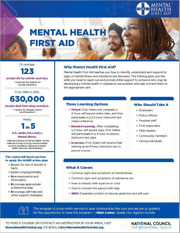 Mental Health First Aid